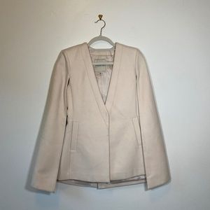 Cream Forever New Cape Coat